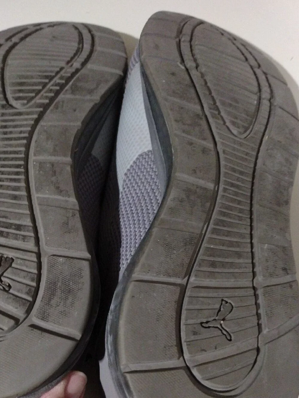 Men's Puma Cell Ultimate Gray Mesh Slip-On Sneakers